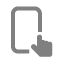 graphic icon of a mobile device